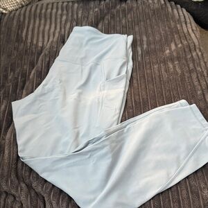 lululemon athletica Light Blue Leggings 25” length